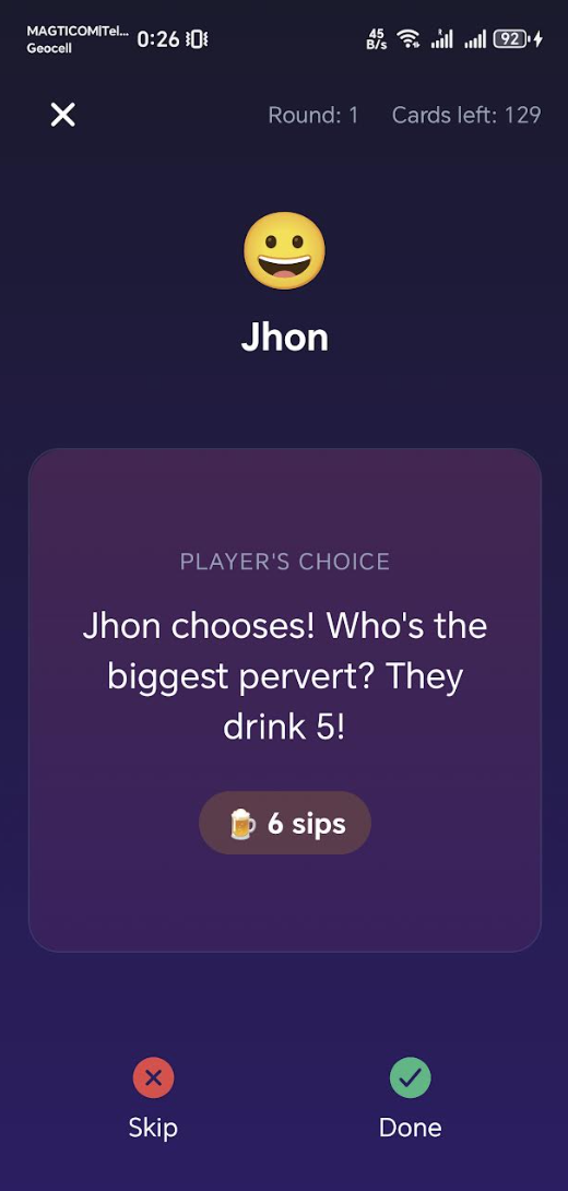 Drinxie screenshot