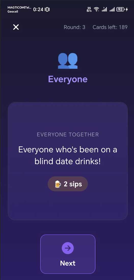 Drinxie screenshot