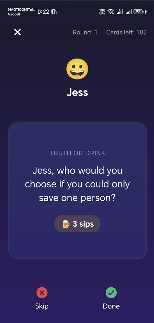 Drinxie screenshot